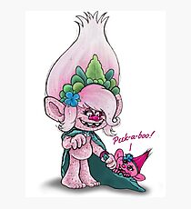 Trolls mother and daughter Photographic Print