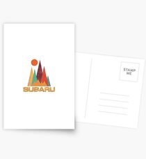 Subaru Baja Stickers Postcards