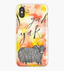 Yak Yak Yak! iPhone Case