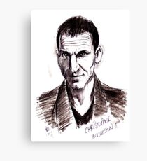 Dr Who. Christopher Eccleston. Canvas Print