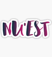 nu'est logo with new ofc Sticker