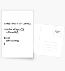 Coffee - code Postcards
