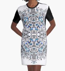 Gekritzel # 17 experimentell T-Shirt Kleid