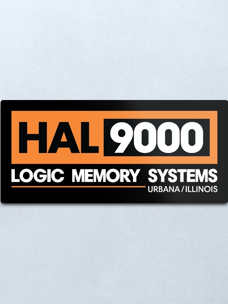 Alternative Ansicht von HAL 9000 - 2001 Eine Weltraum Odyssee Metallbild