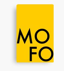 MoFo Canvas Print
