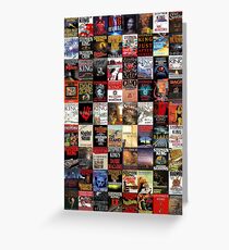 Stephen King Novels Greeting Card