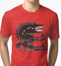 decorative surreal dragon Tri-blend T-Shirt