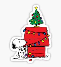 Snoopy Christmas Sticker