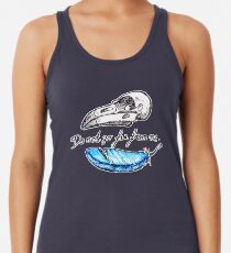 Do not go far from me. Racerback Tank Top