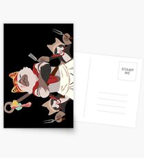 Meowscular Chef and his crew Postcards