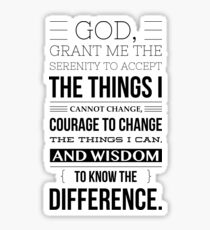 Serenity Prayer Gift Sticker