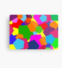 Multi Coloured Shapes Metal Print