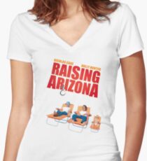 Raising Arizona Women's Fitted V-Neck T-Shirt