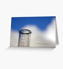 Gauging Rain © Vicki Ferrari Greeting Card