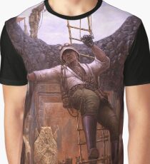 Steampunk Archaeologist Graphic T-Shirt