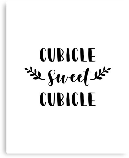 "Cubicle Sweet Cubicle office art print office wall art ...