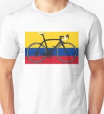 Bike Flag Colombia (Big - Highlight) Slim Fit T-Shirt