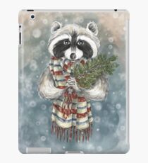 Holiday Raccoon iPad Case/Skin