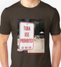 Camiseta unisex Tuba Use Prohibited