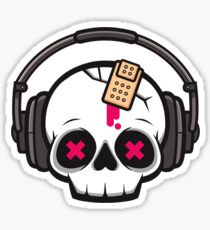 Skull Rock Sticker