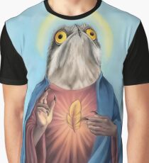 Unser Herr und Retter Potoo-Vogel Grafik T-Shirt