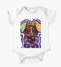 Rover Terrier Dog Airedale Wheaton Lakeland Kerry Schnauzer Fox Puppy Pet Animal One Piece - Short Sleeve