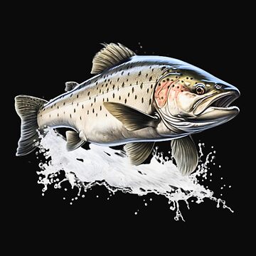 Montana Trout Stickers 3-pack Rainbow, Brook and Brown / Kiss Cut