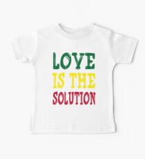 LOVE IS THE SOLUTION Baby Tee