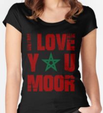 I Love You Moor Women's Fitted Scoop T-Shirt