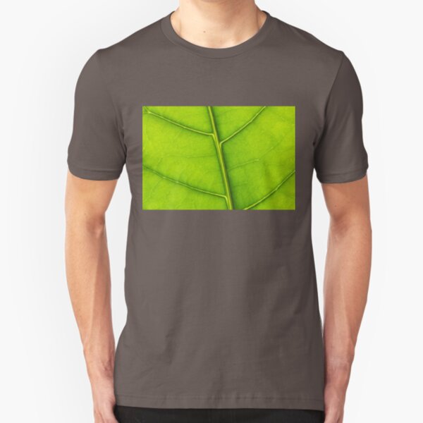 Eco green leaf Slim Fit T-Shirt