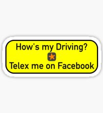 How's my Driving Sticker Sticker