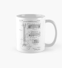 Gibson Guitar 1955 - Patent Print - Guitarist Gift - Music Gift Mug