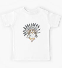 Funny Indian Owl Kids Tee