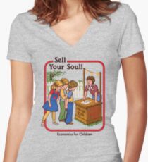 Sell your Soul Women's Fitted V-Neck T-Shirt