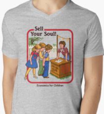 Verkaufe deine Seele T-Shirt mit V-Ausschnitt