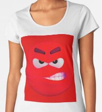 Red wütend !!! kantig Frauen Premium T-Shirts