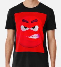 Red wütend !!! kantig Männer Premium T-Shirts