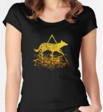 The Dog (Inverse) Women's Fitted Scoop T-Shirt