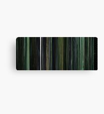 The Matrix Movie Barcode Canvas Print