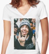 Lil Xan Women's Fitted V-Neck T-Shirt
