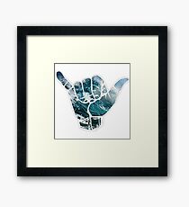Hang loose Framed Print