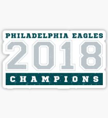 Philadelphia Champions Football Fly Eagles Fly Graphic Tee Sticker