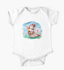 Princess Leia and Wookiee Doll Chewbacca STAR WARS fan art One Piece - Short Sleeve