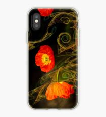 Dekorative Mohnblume iPhone-Hülle & Cover