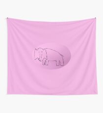 Éléphant - Martin Boisvert Wall Tapestry