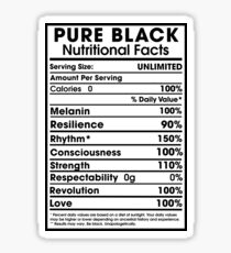 Pure Black - African American Pride Sticker
