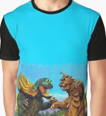 Horny Monster Fight Graphic T-Shirt