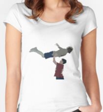Eli Manning and Odell Beckham Women's Fitted Scoop T-Shirt