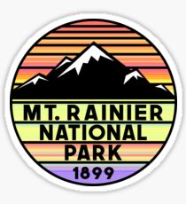 Mount Rainier National Park Washington Sticker