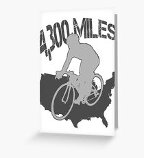 TransAmerica Bicycle Trail Greeting Card